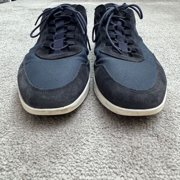 Wolf & Sheperd Crossover Longwing Suede Sneaker Shoes Mens 14M Navy Blue Casual - Picture 7 of 16
